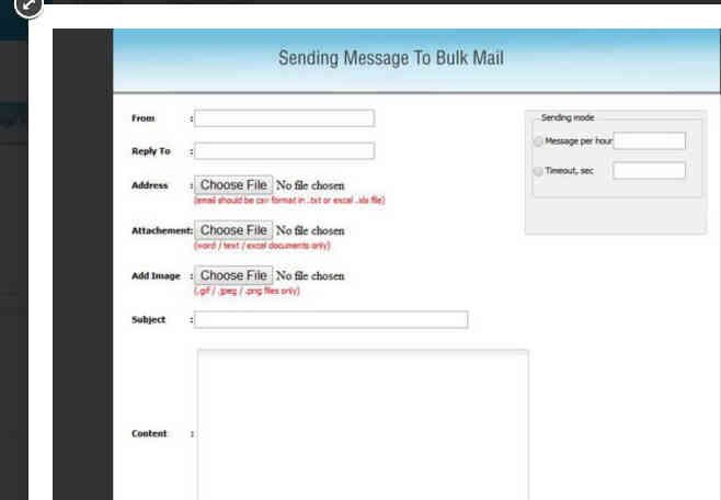 Email Blaster Script